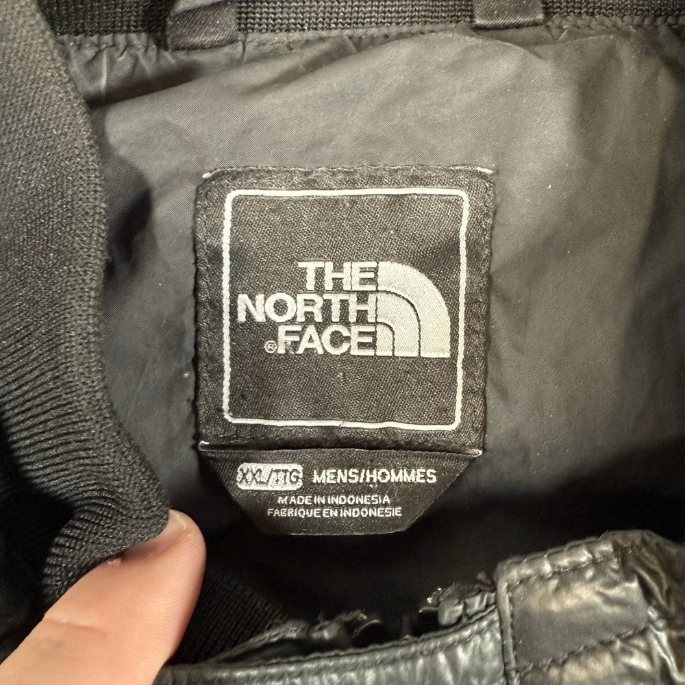 The North Face Mack Moto Jacket Mens 2XL Black  Motorcycle Nylon Quilted Outdoor